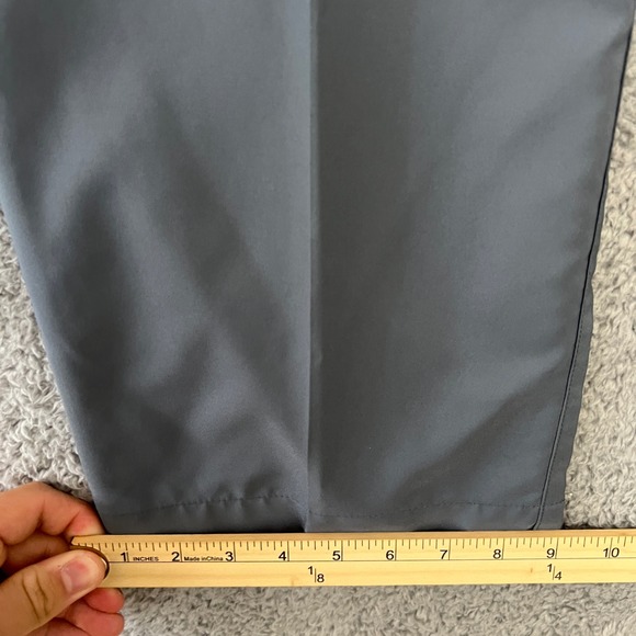 Adidas Pants Mens 34x32 Golf Performance Clima Lite 3 Stripes Gray Casual - Picture 8 of 11